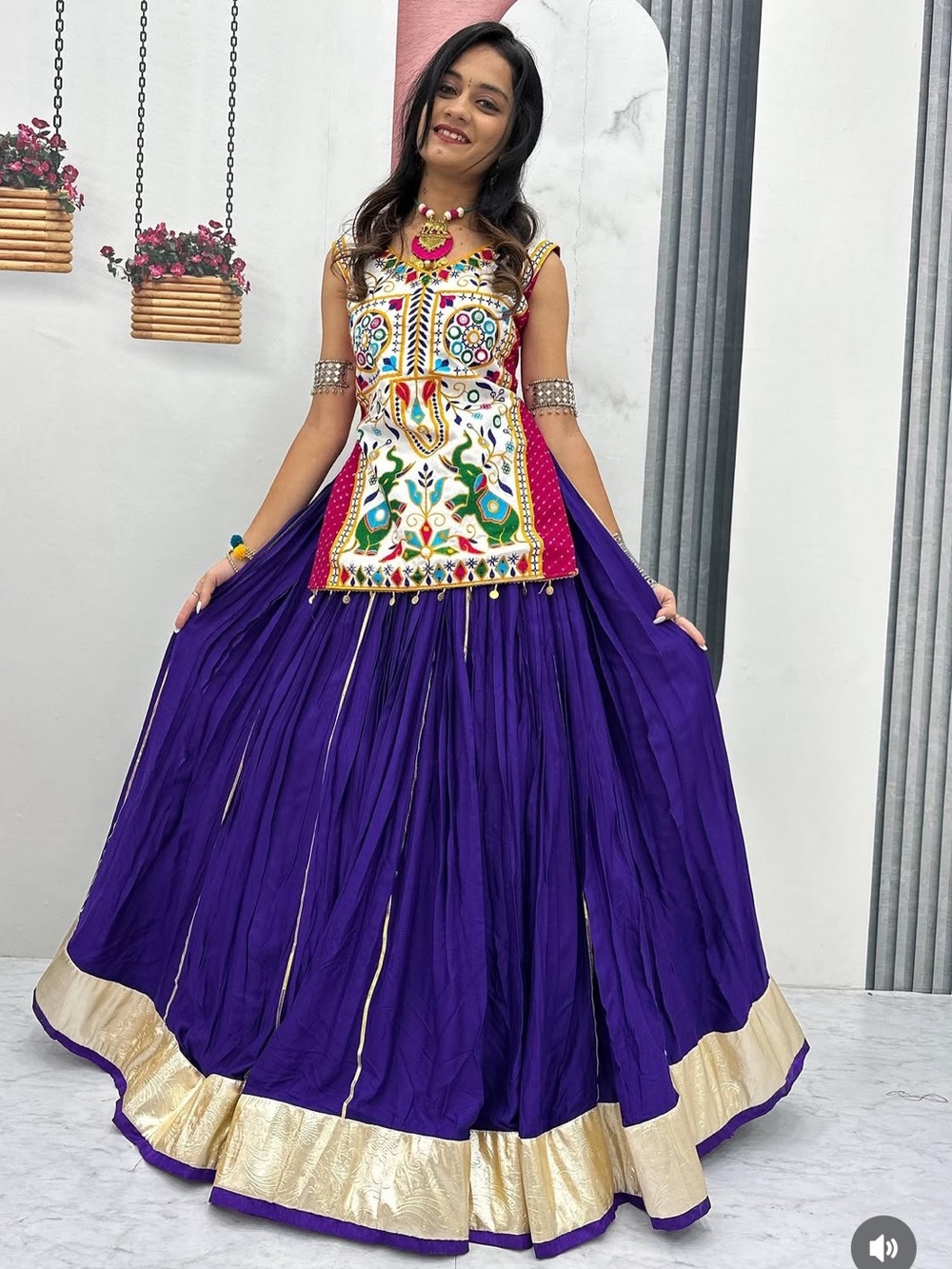 Multicolor Lehenga Choli Chaniya Choli